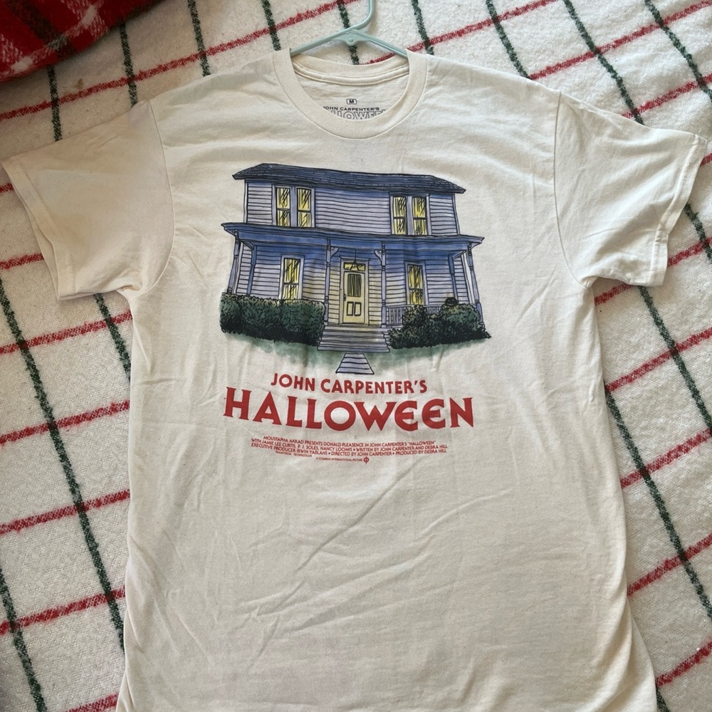 John Carpenter’s Halloween Graphic White T-Shirt Women’s Medium
